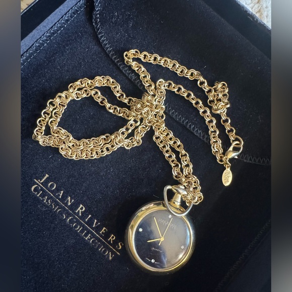 Vtg Joan Rivers time piece neckless - Picture 1 of 5